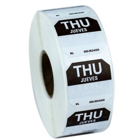 1 In Removable Thursday Label